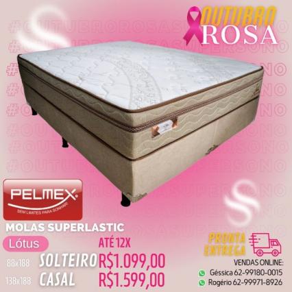 Conjunto Cama Box Lotus Pelmex Mola Prolastic